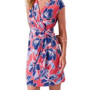 Tommy Bahama Clara Oasis Petals Faux Wrap Dress